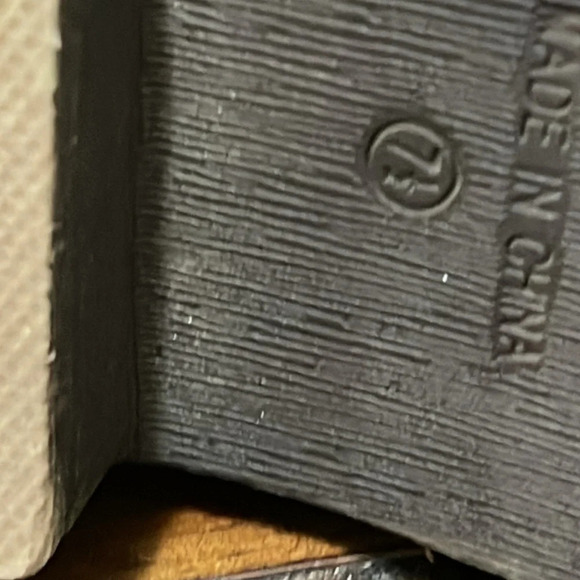 American Rag Western Cowboy Cowgirl Chocolate brown Faux Leather Rodeo Boots 7.5 - Picture 13 of 16